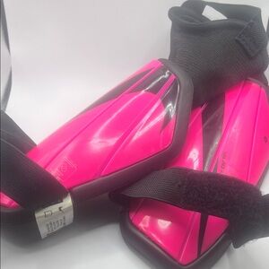 Girls Pink Shin Guards